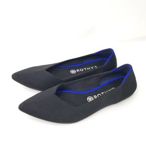 Rothy's Black Pointed-Toe Flat Size 11
